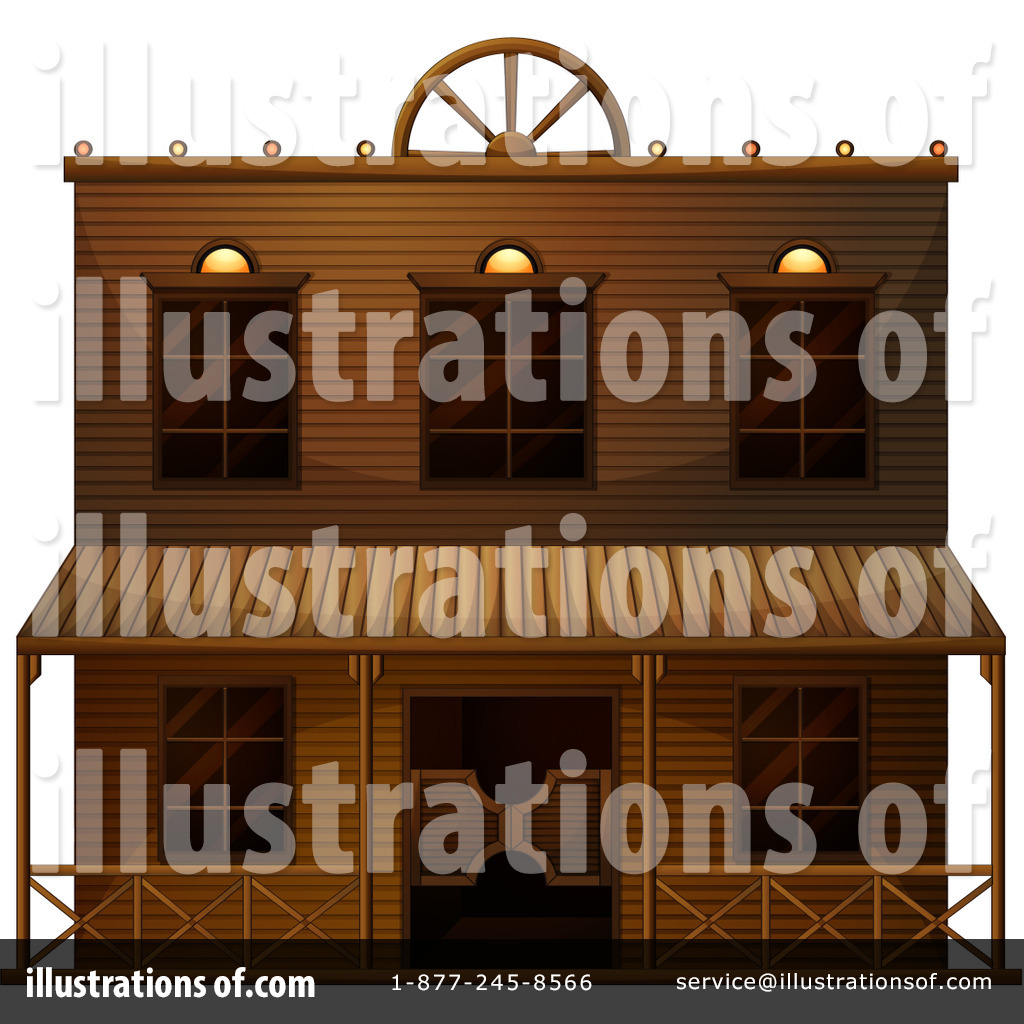Saloon Clipart #1234418 - Illustration by Graphics RF