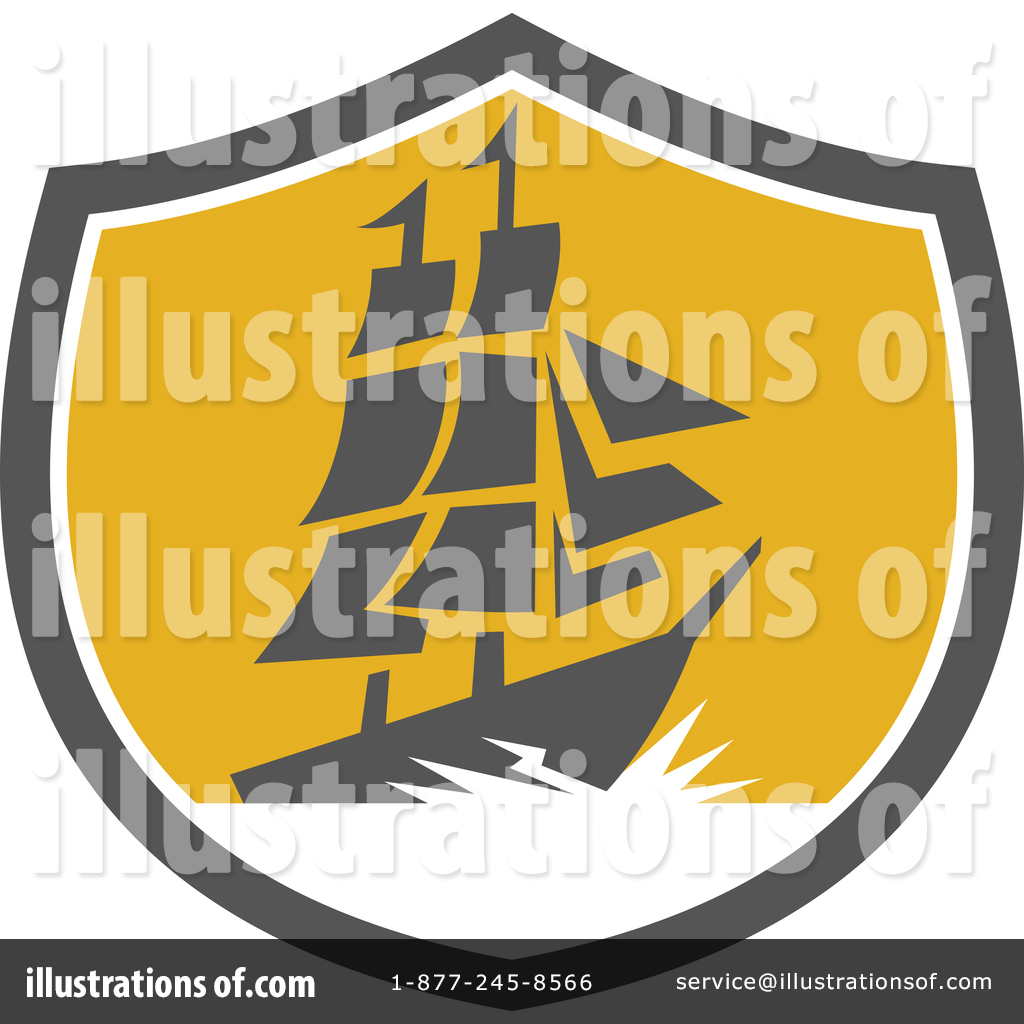 Ship Clipart #1397234 - Illustration by patrimonio