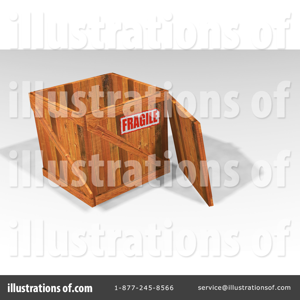 Shipping Crate Clipart 25466 Illustration by KJ Pargeter