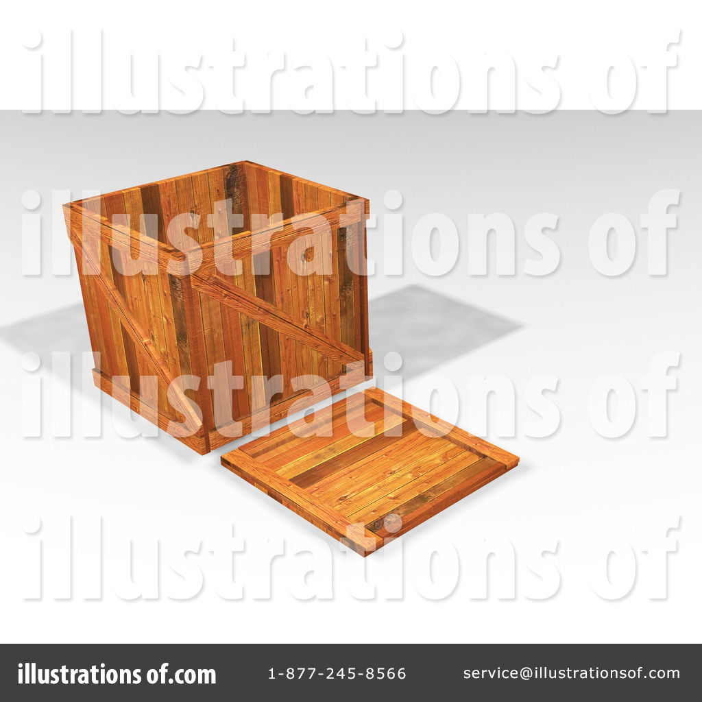 Shipping Crate Clipart 25468 Illustration by KJ Pargeter