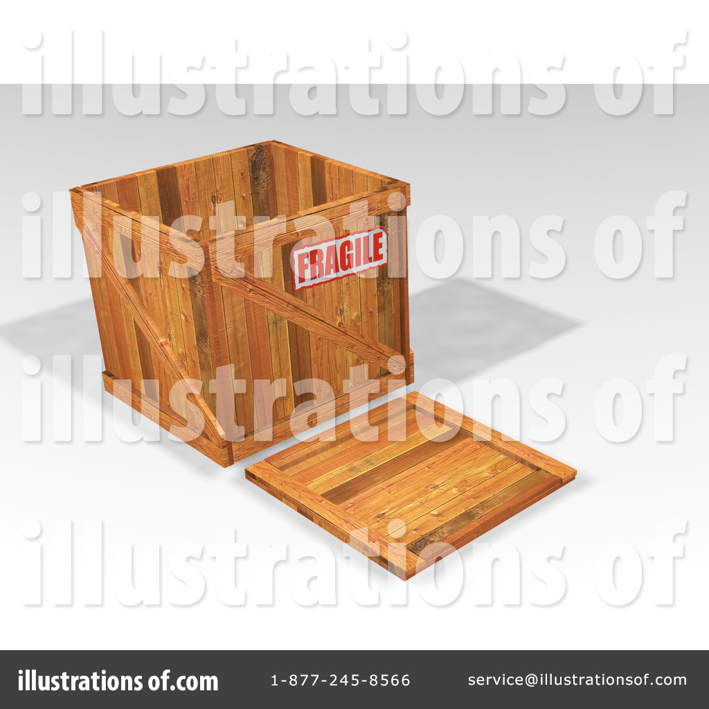 Shipping Crate Clipart 25473 Illustration by KJ Pargeter