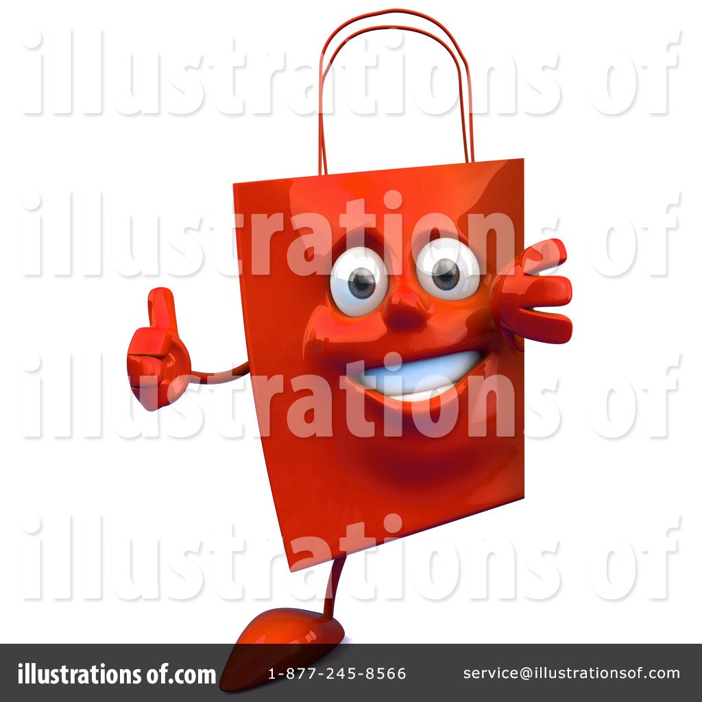 Shopping Bag Clipart #84290 - Illustration by Julos