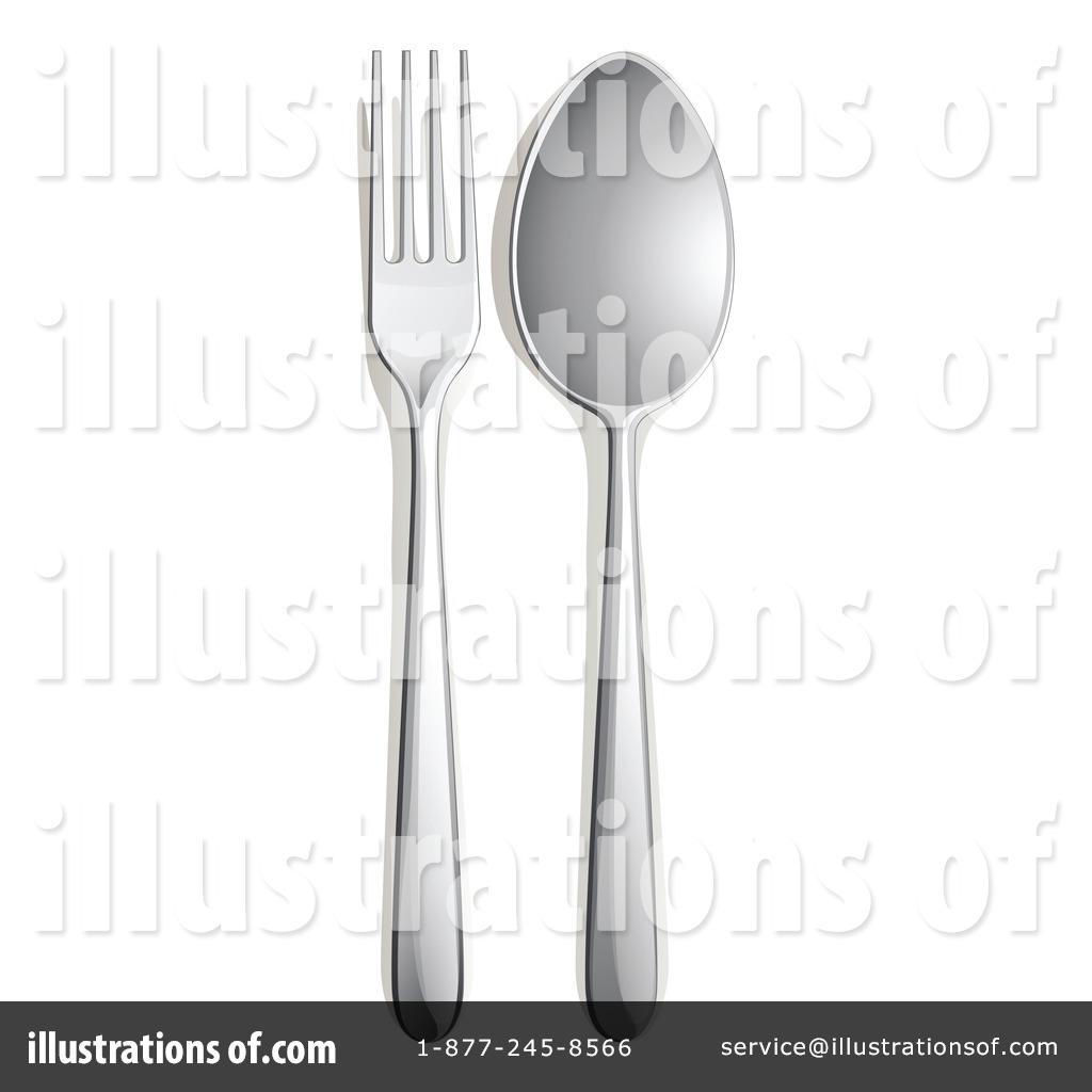 Silverware Clipart #1135674 - Illustration by Graphics RF