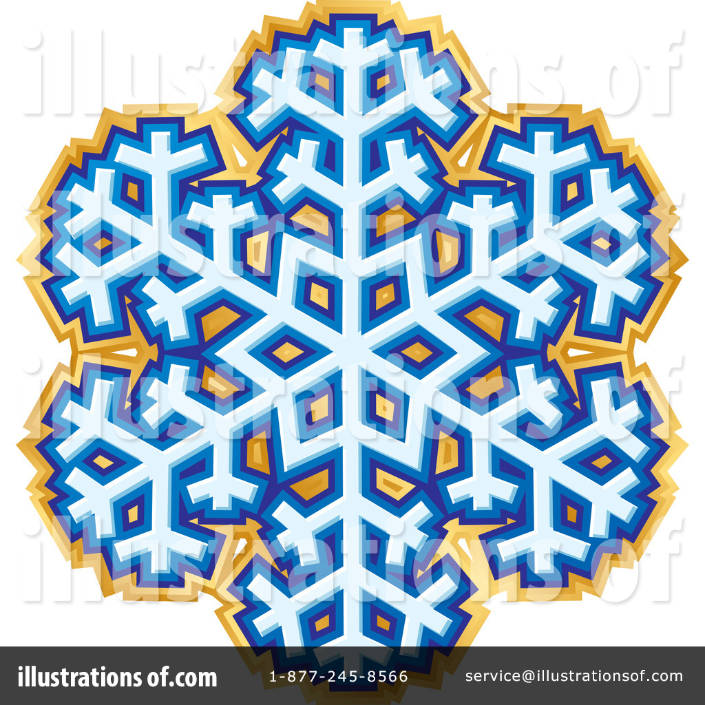 Snowflake Clipart #1053043 - Illustration by Any Vector