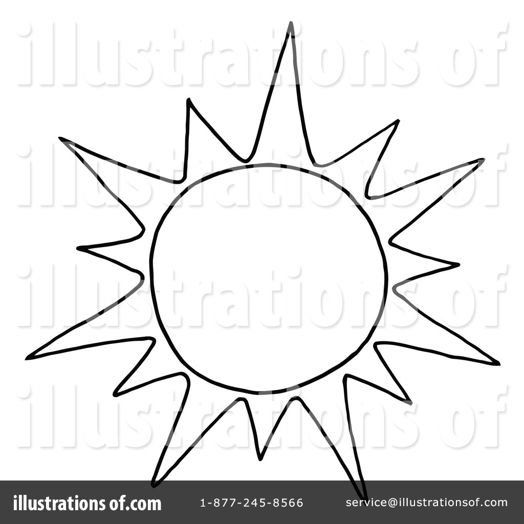 free black and white clipart of sun - photo #34