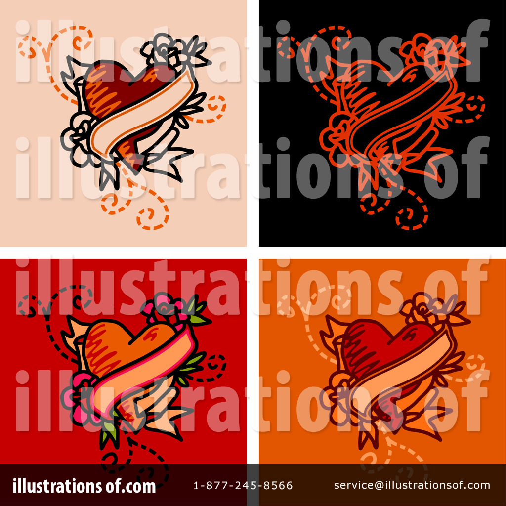 Tattoo Heart Clipart #94910 by