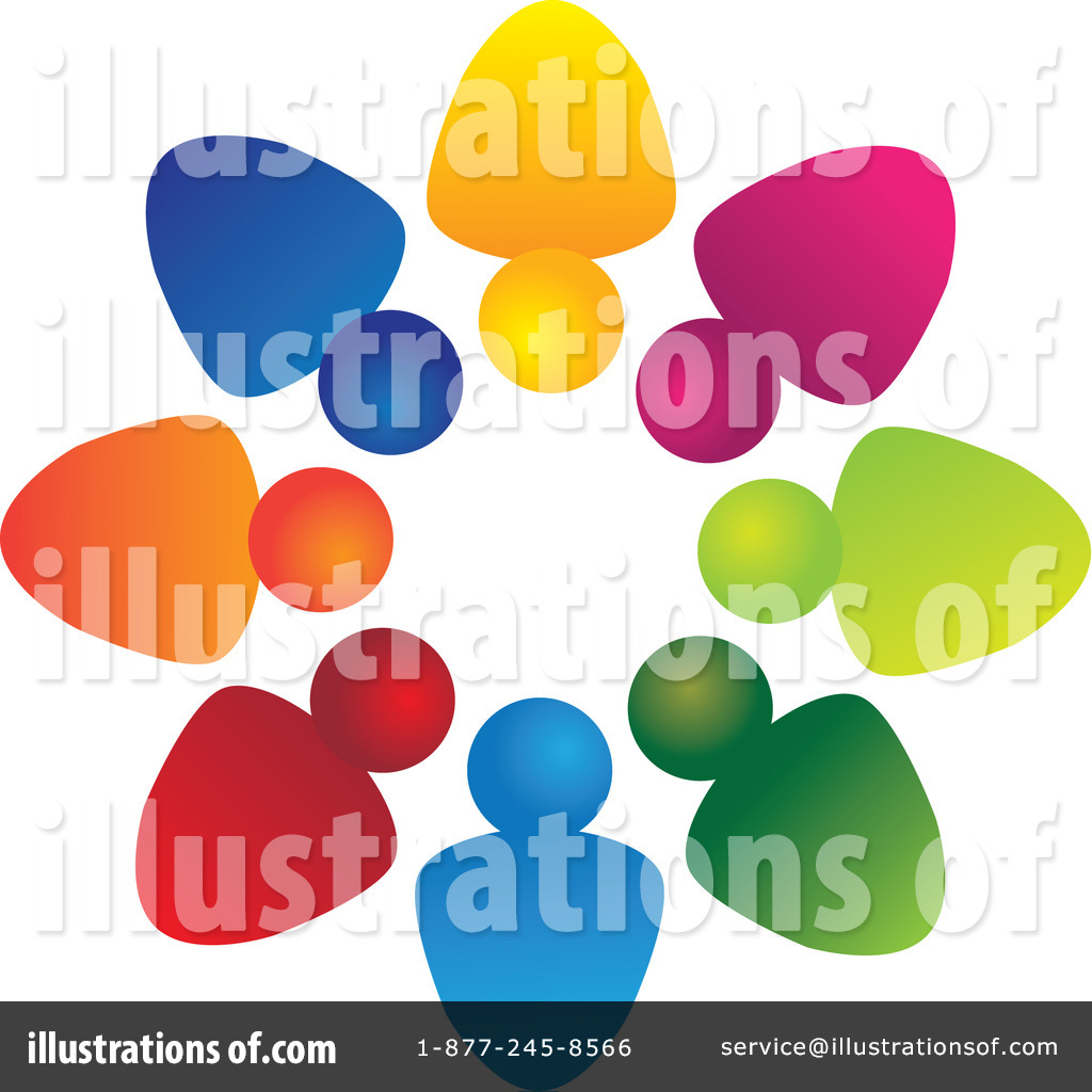 Teamwork Clipart #1294744 - Illustration by ColorMagic