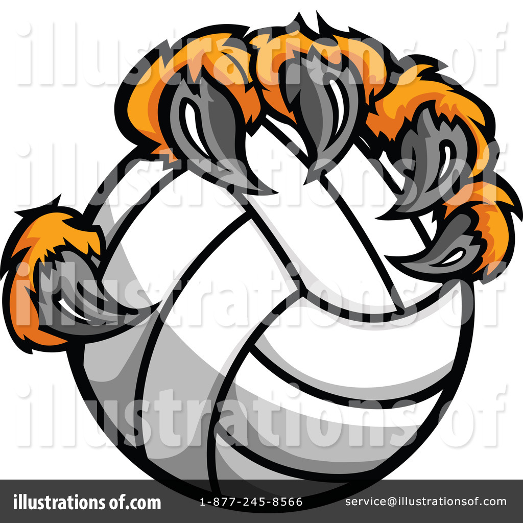tiger volleyball clipart - photo #10