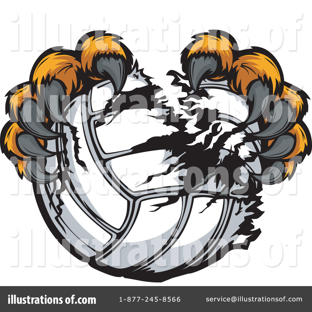 tiger volleyball clipart - photo #23