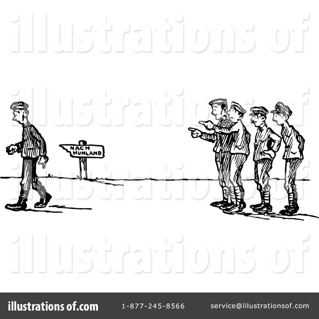 War Cartoon Clipart #1201002 - Illustration by Prawny Vintage