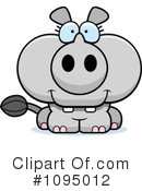 Rhino Clipart #1095012 by Cory Thoman