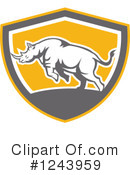 Rhino Clipart #1243959 by patrimonio