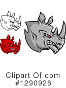 Rhino Clipart #1290926 by Vector Tradition SM