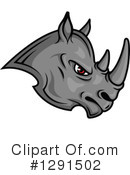 Rhino Clipart #1291502 by Vector Tradition SM