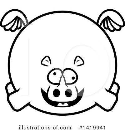 Royalty-Free (RF) Rhino Clipart Illustration by Cory Thoman - Stock Sample #1419941