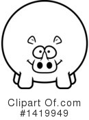 Rhino Clipart #1419949 by Cory Thoman