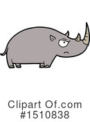Rhino Clipart #1510838 by lineartestpilot