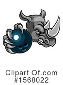 Rhino Clipart #1568022 by AtStockIllustration
