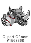 Rhino Clipart #1568368 by AtStockIllustration