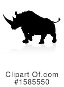 Rhino Clipart #1585550 by AtStockIllustration