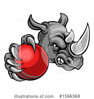Royalty-Free (RF) Rhino Clipart Illustration by AtStockIllustration - Stock Sample #1596368