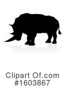 Rhino Clipart #1603867 by AtStockIllustration