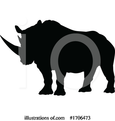 Royalty-Free (RF) Rhino Clipart Illustration by AtStockIllustration - Stock Sample #1706473