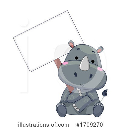 Rhino Clipart #1709270 by BNP Design Studio