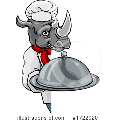 Royalty-Free (RF) Rhino Clipart Illustration by AtStockIllustration - Stock Sample #1722020