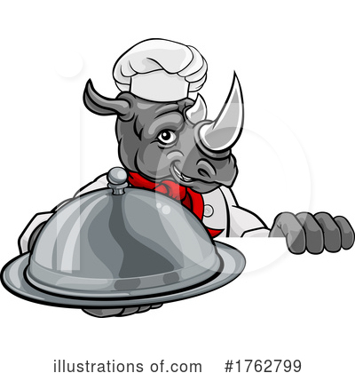 Rhino Clipart #1762799 by AtStockIllustration