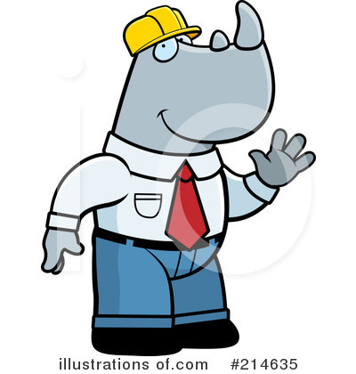 Rhinos Clipart #214635 by Cory Thoman