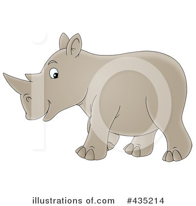Rhino Clipart #435214 by Alex Bannykh