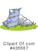 Rhino Clipart #435667 by Johnny Sajem