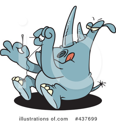 Rhino Clipart #437699 by toonaday
