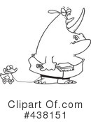 Rhino Clipart #438151 by toonaday