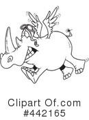 Rhino Clipart #442165 by toonaday