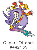 Rhino Clipart #442169 by toonaday