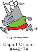 Rhino Clipart #442174 by toonaday
