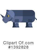 Rhinoceros Clipart #1392828 by Vector Tradition SM