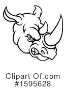 Rhinoceros Clipart #1595628 by AtStockIllustration