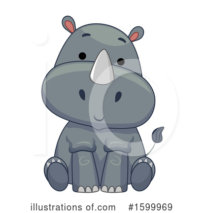 Rhino Clipart #1599969 by BNP Design Studio