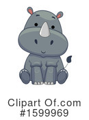 Rhinoceros Clipart #1599969 by BNP Design Studio