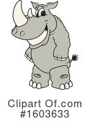 Rhinoceros Clipart #1603633 by Toons4Biz