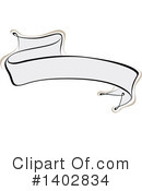 Ribbon Banner Clipart #1402834 by dero