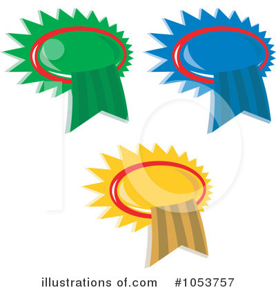 Royalty-Free (RF) Ribbons Clipart Illustration by patrimonio - Stock Sample #1053757