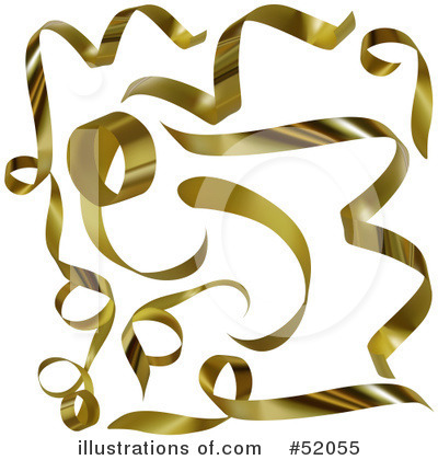 Royalty-Free (RF) Ribbons Clipart Illustration by dero - Stock Sample #52055