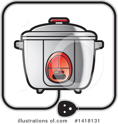 Rice Cooker Clipart #1418131 by Lal Perera