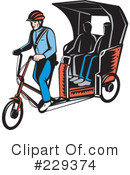 Rickshaw Clipart #229374 by patrimonio