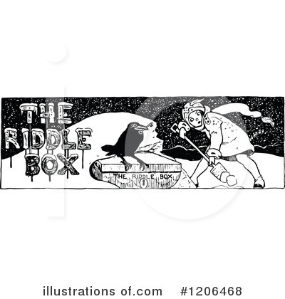 Royalty-Free (RF) Riddle Clipart Illustration by Prawny Vintage - Stock Sample #1206468