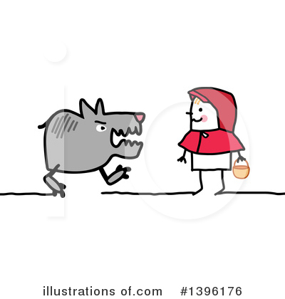Royalty-Free (RF) Riding Hood Clipart Illustration by NL shop - Stock Sample #1396176